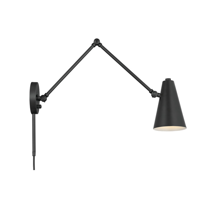 Kichler 52486BKB One Light Wall Sconce, Black