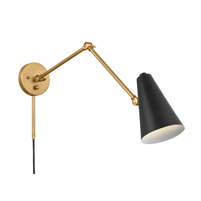 Kichler 52486NBRB One Light Wall Sconce, Natural Brass