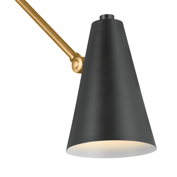 Kichler 52486NBRB One Light Wall Sconce, Natural Brass