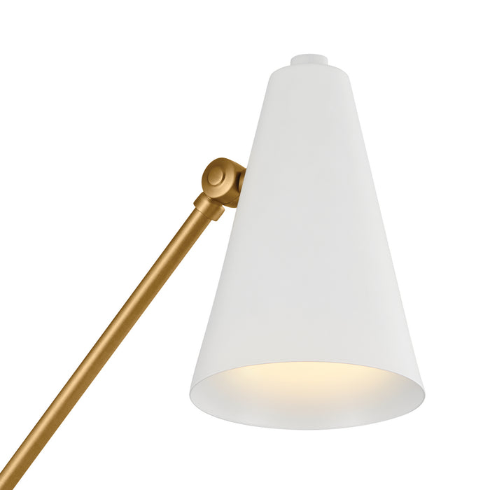 Kichler 52485NBRW One Light Wall Sconce, Natural Brass