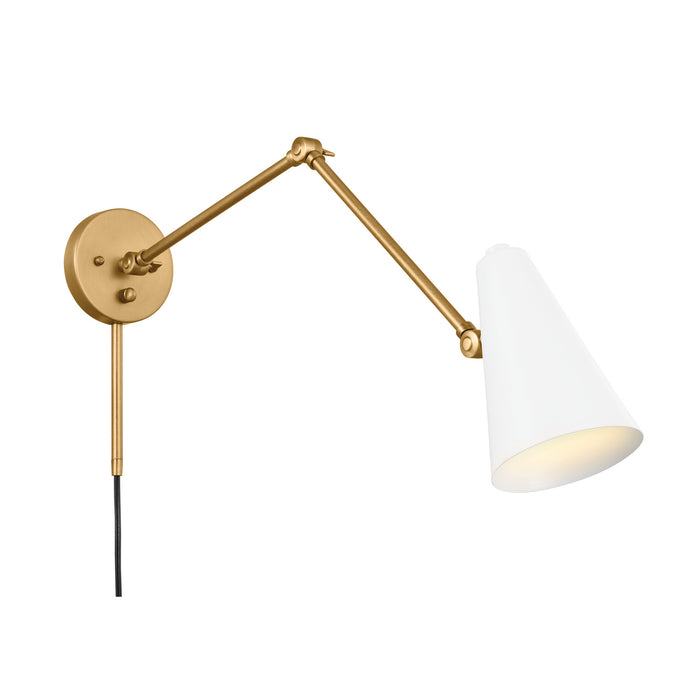 Kichler 52486NBRW One Light Wall Sconce, Natural Brass