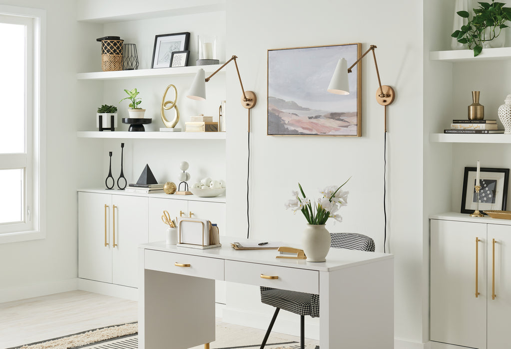 Kichler 52486NBRW One Light Wall Sconce, Natural Brass