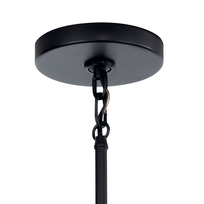 Kichler 52421BK Ten Light Chandelier, Black