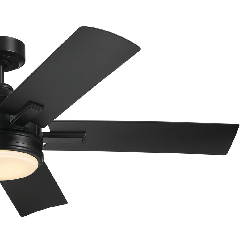 Kichler 310126SBK 52" Ceiling Fan, Satin Black