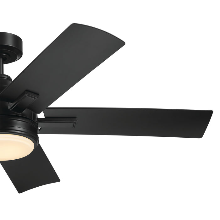 Kichler 310126SBK 52" Ceiling Fan, Satin Black