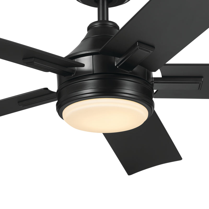 Kichler 310126SBK 52" Ceiling Fan, Satin Black