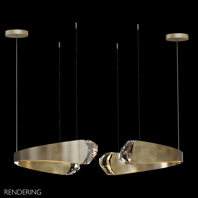 Fine Art 931840-3ST LED Pendant, Bronze