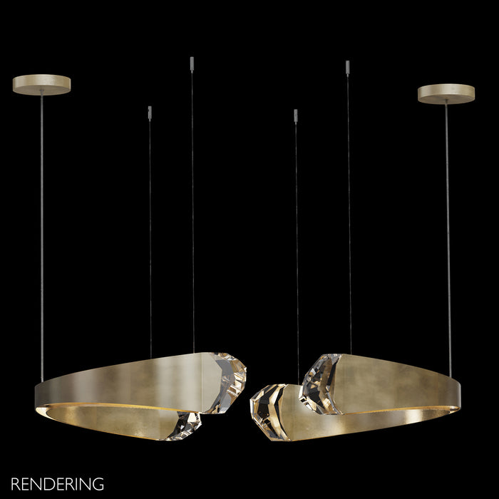 Fine Art 931840-3ST LED Pendant, Bronze