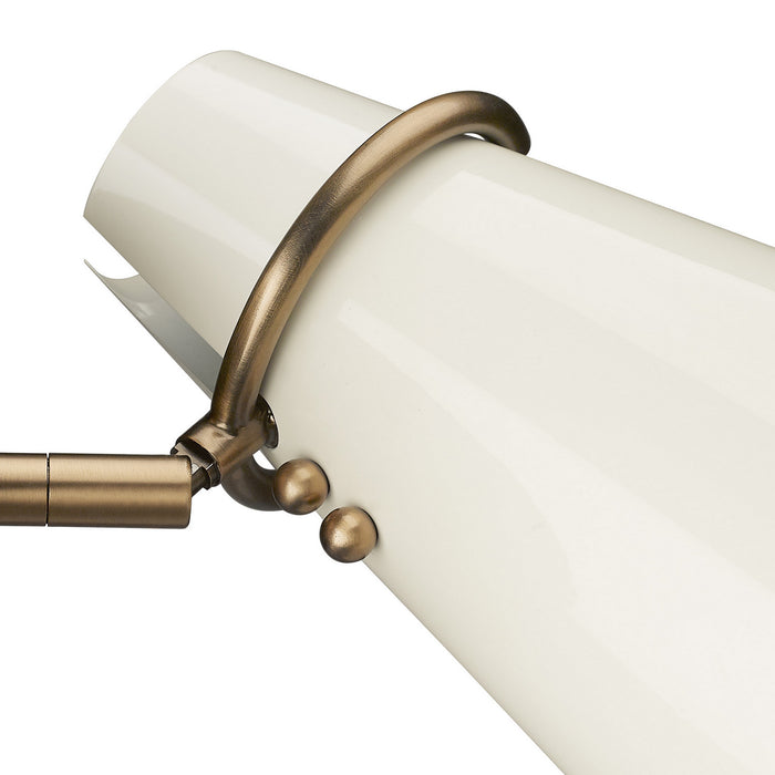 Golden 2122-1W MBS-GE One Light Wall Sconce, Modern Brass