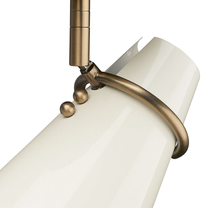 Golden 2122-SF MBS-GE One Light Wall Sconce, Modern Brass