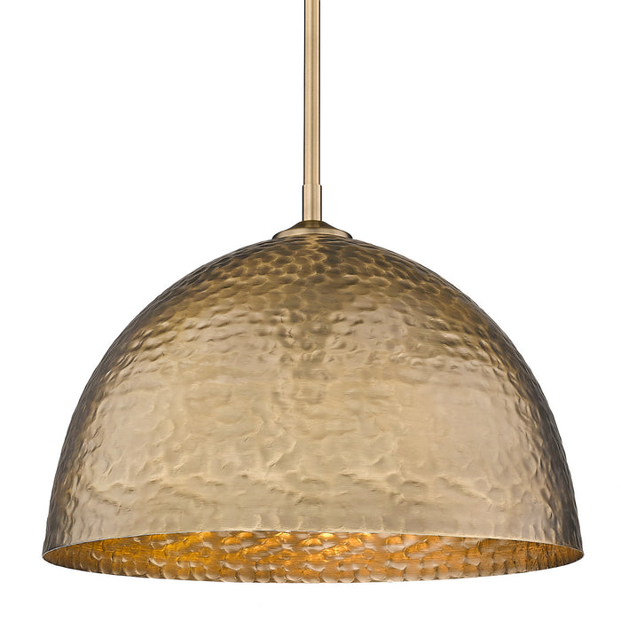 Golden 6950-L MBS One Light Pendant, Modern Brass