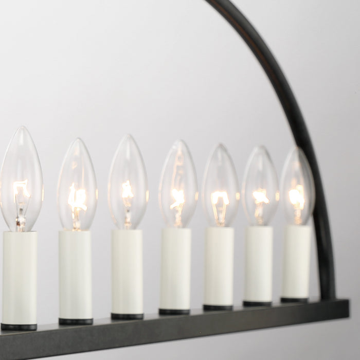 Crystorama ABB-3009-BK 11 Light Chandelier, Black