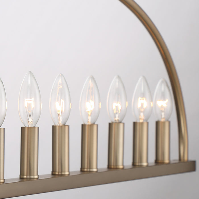 Crystorama ABB-3009-VG 11 Light Chandelier, Vibrant Gold