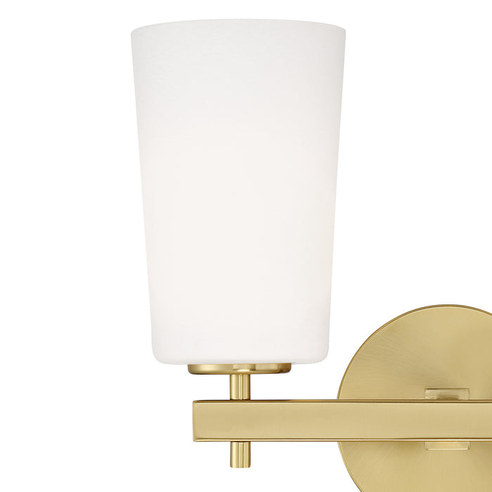 Crystorama COL-102-AG Two Light Wall Sconce, Aged Brass