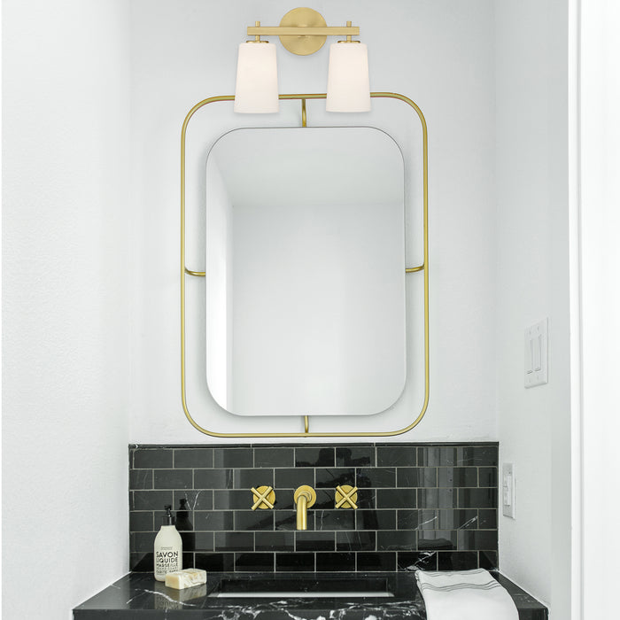 Crystorama COL-102-AG Two Light Wall Sconce, Aged Brass