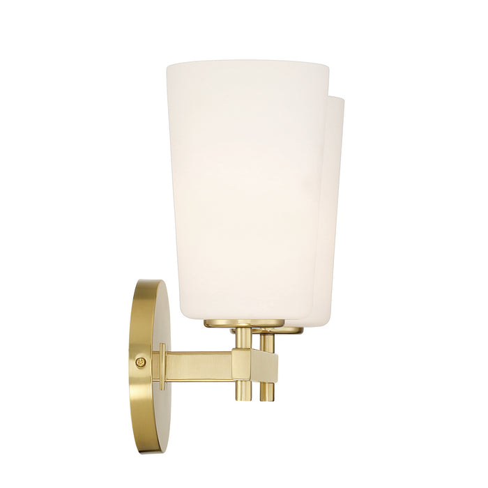 Crystorama COL-103-AG Three Light Wall Sconce, Aged Brass