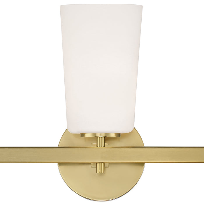 Crystorama COL-103-AG Three Light Wall Sconce, Aged Brass