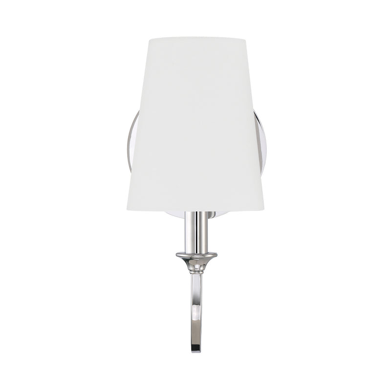 Crystorama PAY-921-CH One Light Wall Sconce, Polished Chrome