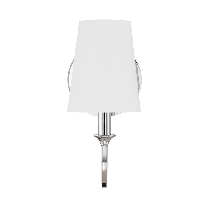 Crystorama PAY-921-CH One Light Wall Sconce, Polished Chrome