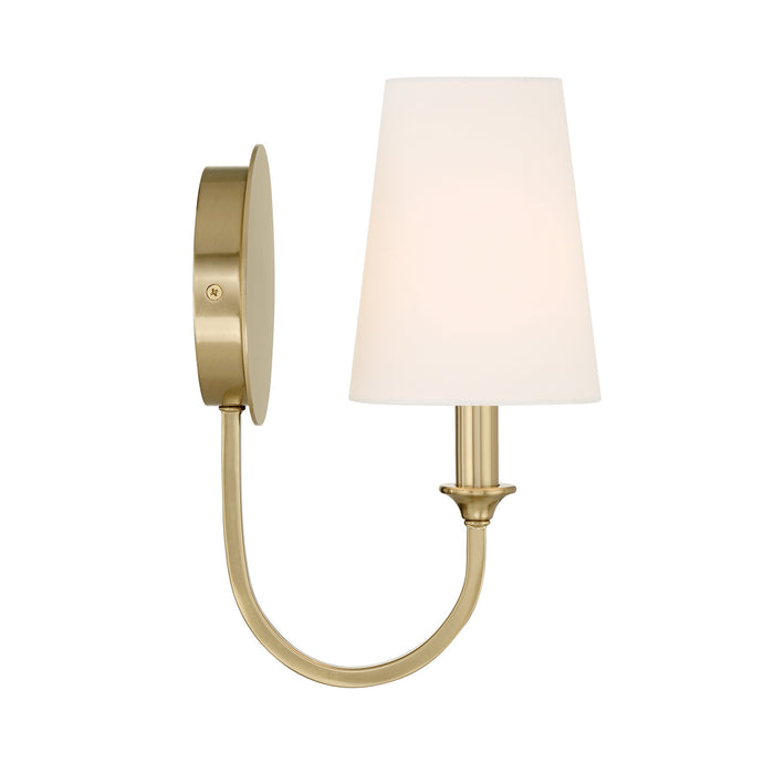 Crystorama PAY-921-VG One Light Wall Sconce, Vibrant Gold