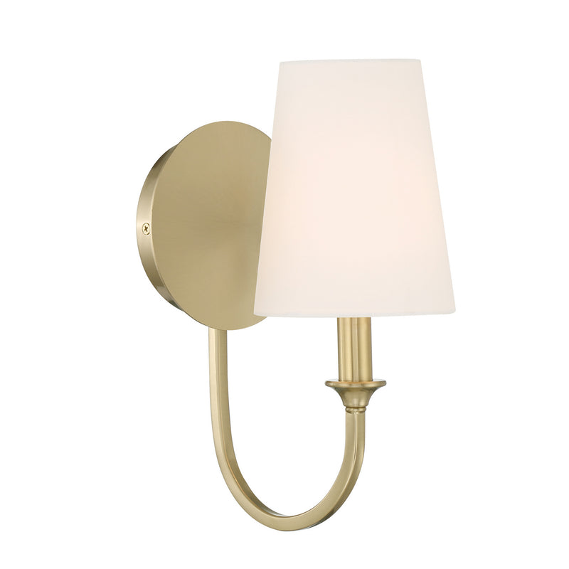 Crystorama PAY-921-VG One Light Wall Sconce, Vibrant Gold