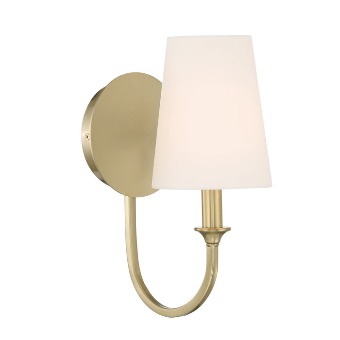 Crystorama PAY-921-VG One Light Wall Sconce, Vibrant Gold
