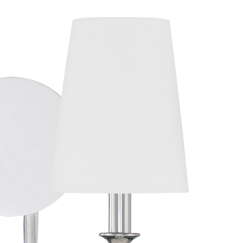 Crystorama PAY-922-CH Two Light Wall Sconce, Polished Chrome