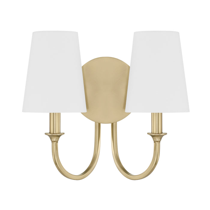 Crystorama PAY-922-VG Two Light Wall Sconce, Vibrant Gold