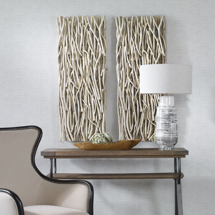 Uttermost 04326 Wall Decor, Refreshing Bleached