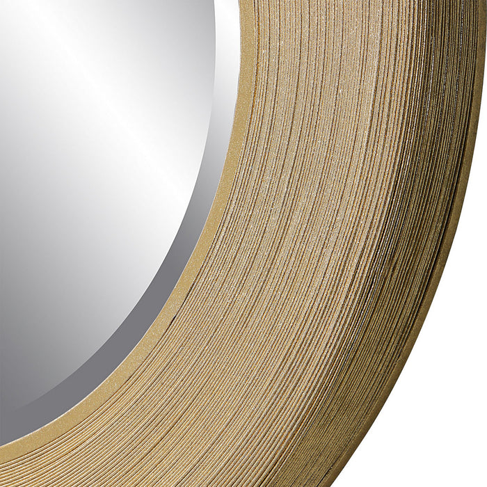 Uttermost 09801 Mirror, Metallic Gold Leaf