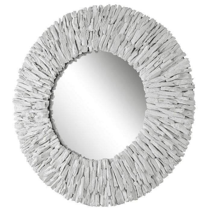 Uttermost 09808 Mirror, Matte White