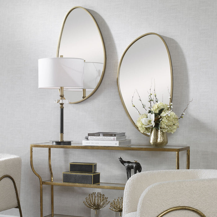 Uttermost 09812 Mirror, Aged Gold
