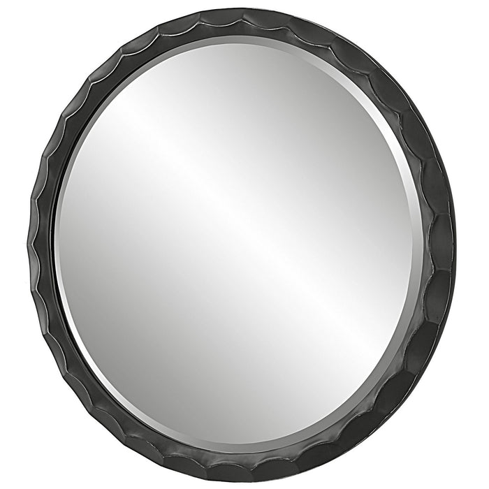 Uttermost 09818 Mirror, Aged Black