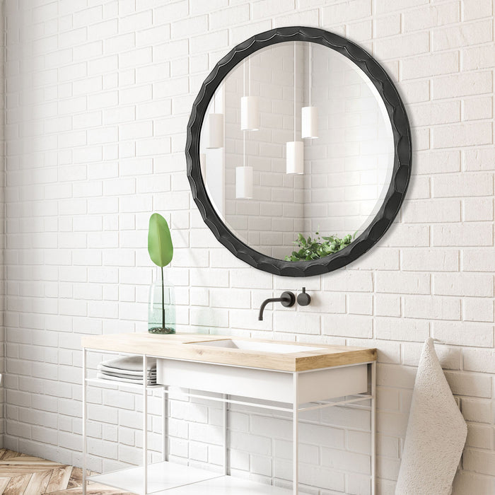 Uttermost 09818 Mirror, Aged Black