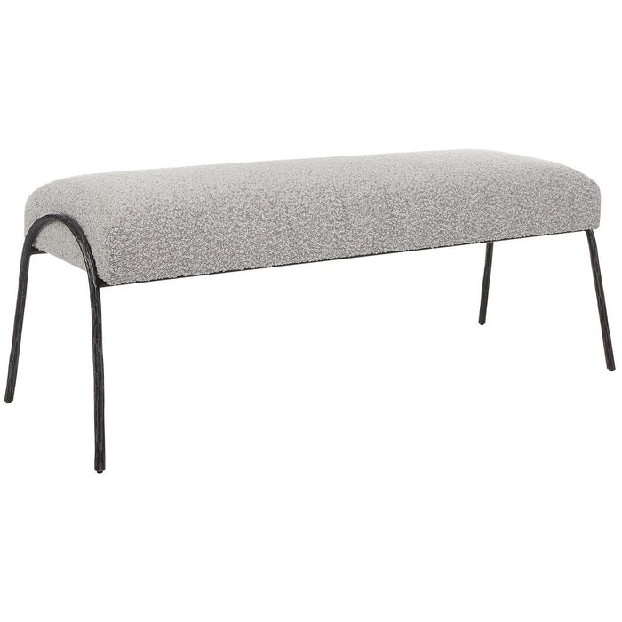 Uttermost 23685 Bench, Natural Aged Black