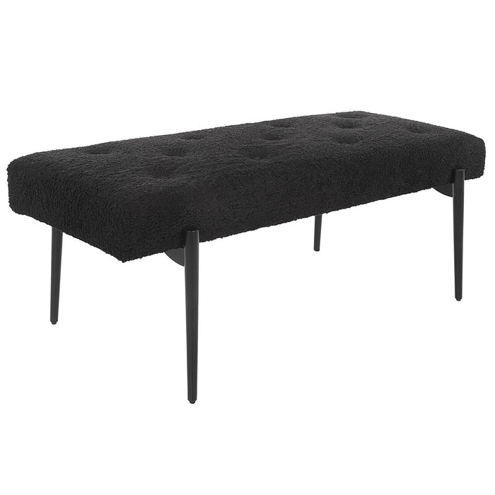 Uttermost 23719 Bench, Satin Black