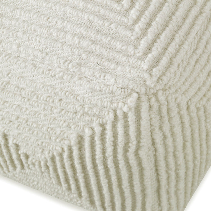 Uttermost 23971 Pouf, Ivory