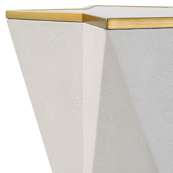 Uttermost 25200 Accent Table, Gold Leaf