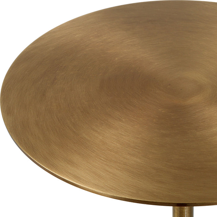 Uttermost 25216 Drink Table, Solid Brass