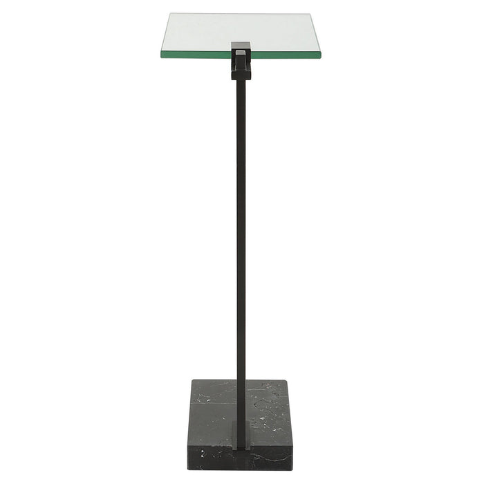 Uttermost 25219 Accent Table, Satin Black