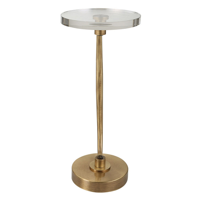 Uttermost 25227 Drink Table, Antique Brass