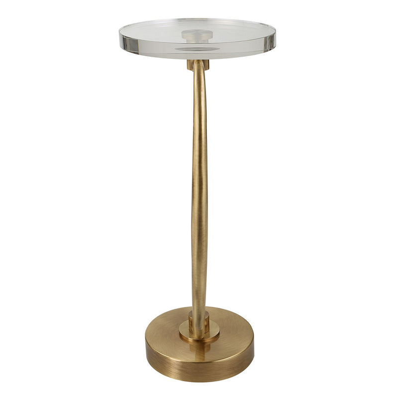 Uttermost 25227 Drink Table, Antique Brass