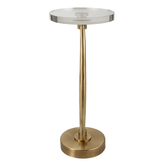 Uttermost 25227 Drink Table, Antique Brass