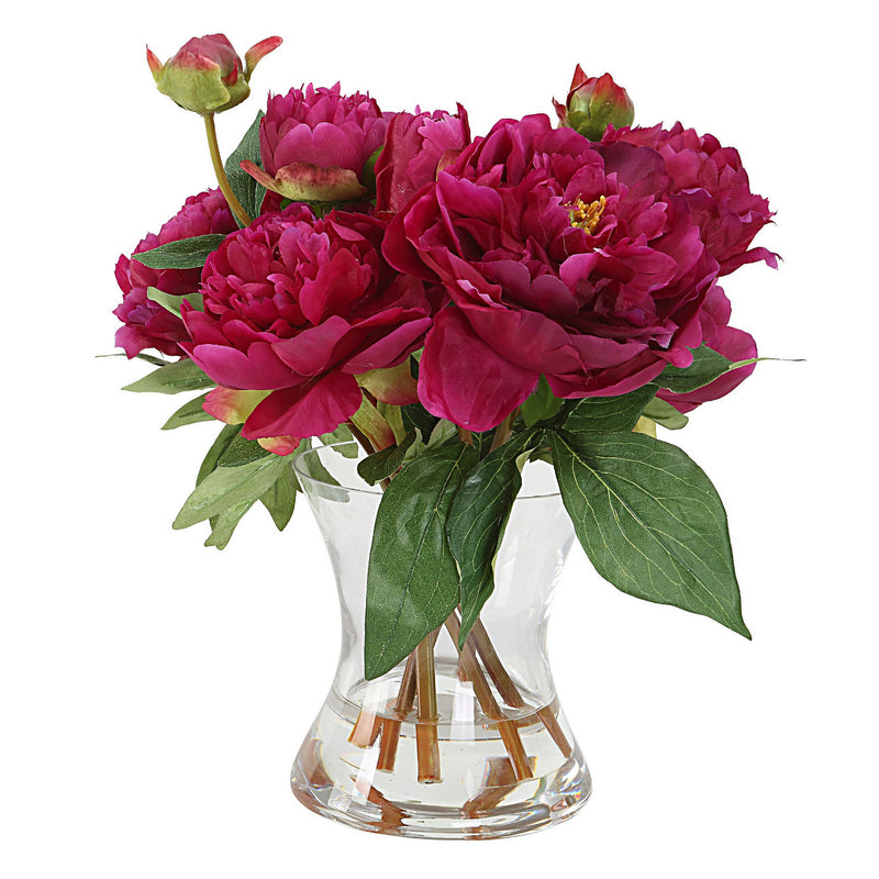 Uttermost 60195 Peony Bouquet, Clear
