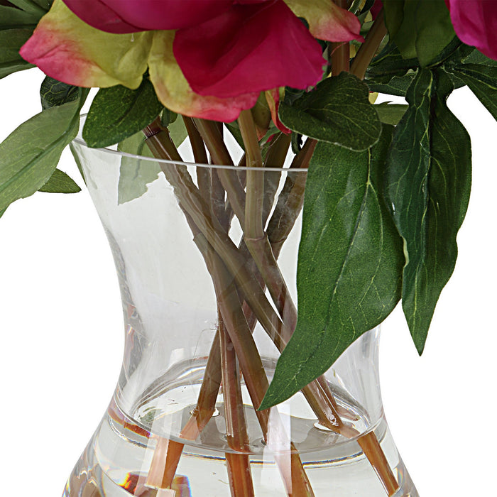 Uttermost 60195 Peony Bouquet, Clear