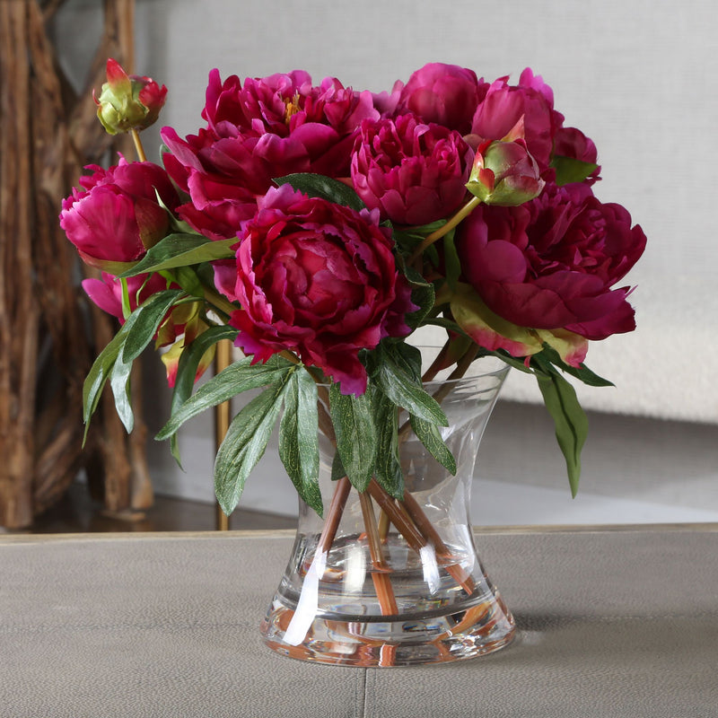 Uttermost 60195 Peony Bouquet, Clear