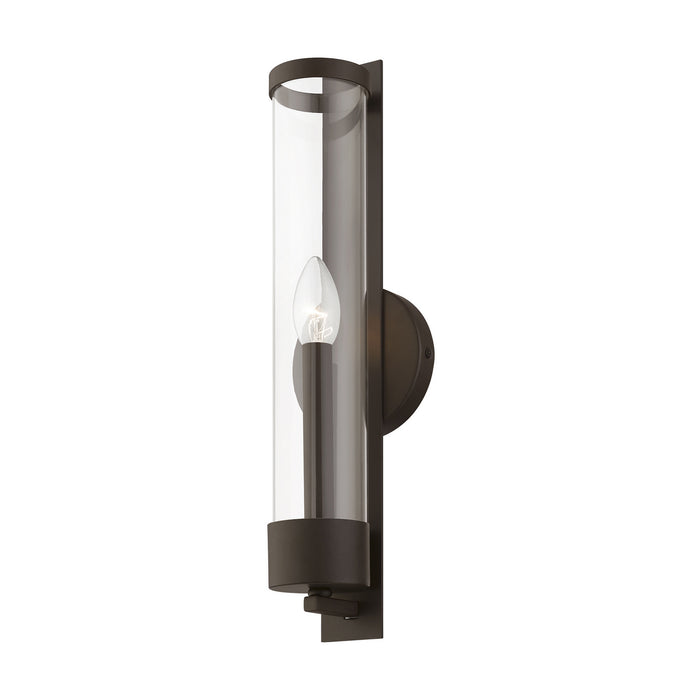 Livex Lighting 10142-07 One Light Wall Sconce, Bronze