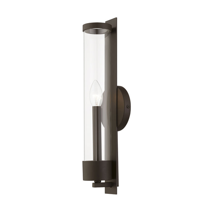 Livex Lighting 10142-07 One Light Wall Sconce, Bronze