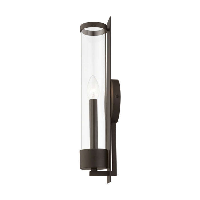 Livex Lighting 10142-07 One Light Wall Sconce, Bronze