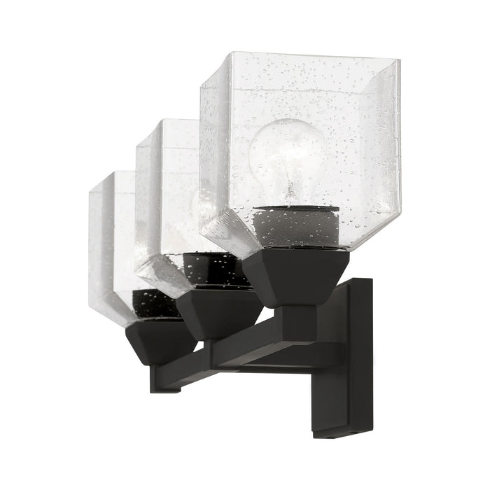 Livex Lighting 10383-04 Three Light Vanity Sconce, Black